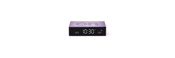 Lexon - Flip Premium - Reversible LCD alarm clock - Light Lilac