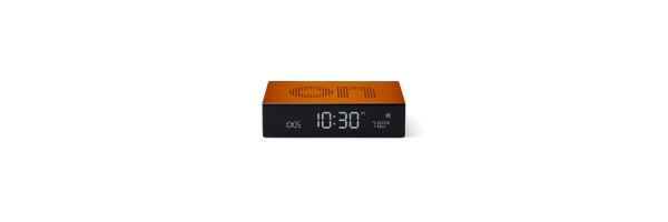 Lexon - Flip Premium - Sveglia LCD reversibile - Orange