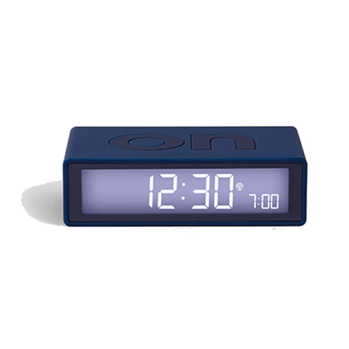 Lexon - Flip - Reversible LCD alarm clock - Dark Blue