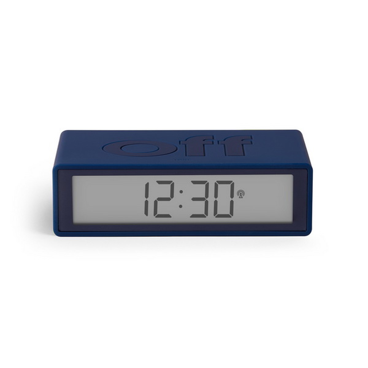 Lexon - Flip - Reversible LCD alarm clock - Dark Blue