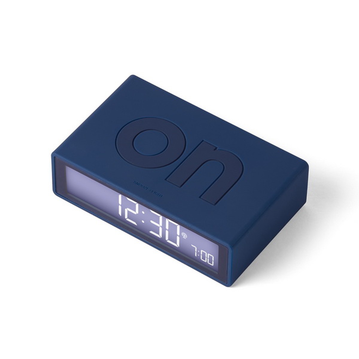 Lexon - Flip - Reversible LCD alarm clock - Dark Blue