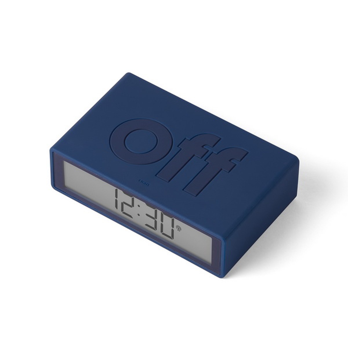 Lexon - Flip - Reversible LCD alarm clock - Dark Blue