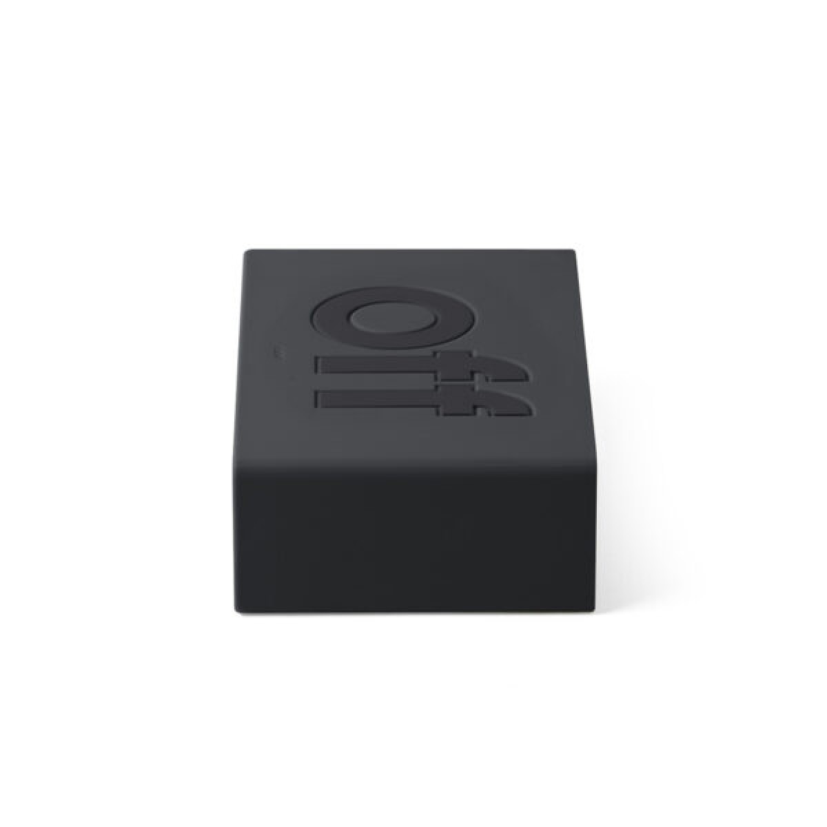 Lexon - Flip - Reversible LCD alarm clock - Black