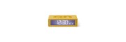 Lexon - Flip - Reversible LCD alarm clock - Rubber Yellow