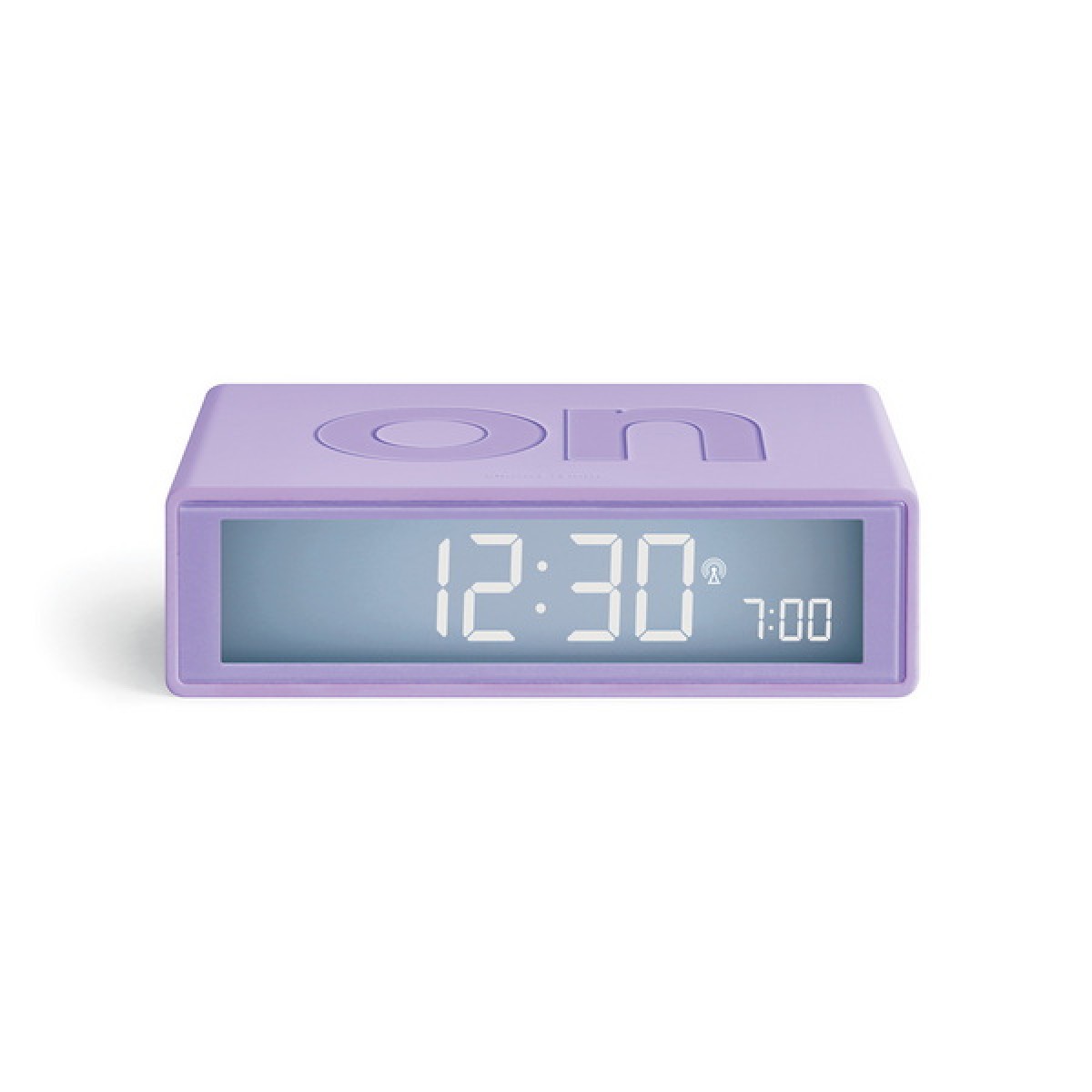 Lexon - Flip - Reversible LCD alarm clock - Light Lilac