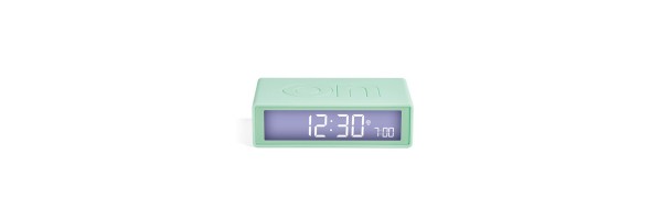 Lexon - Flip - Reversible LCD alarm clock - Mint