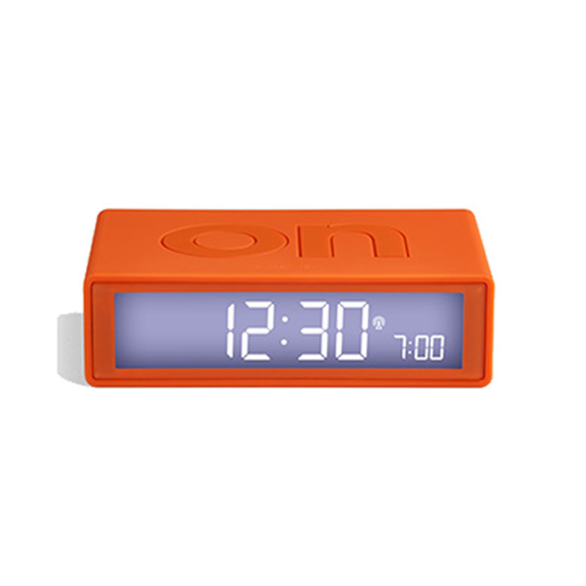 Lexon - Flip - Reversible LCD alarm clock - Orange