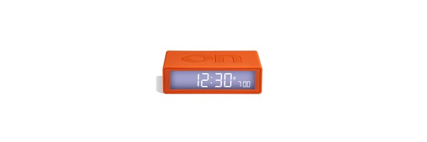 Lexon - Flip - Sveglia LCD reversibile - Orange