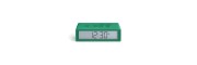 Lexon - Flip - Reversible LCD alarm clock - Green Emerald