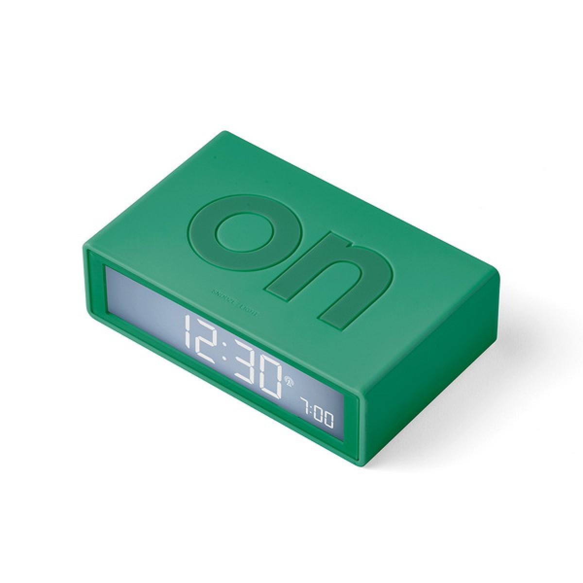 Lexon - Flip - Sveglia LCD reversibile - Green Emerald