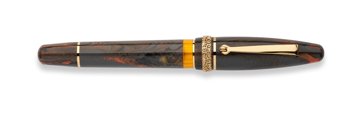 Maiora - Ogiva Golden Age - Earth GT - Fountain pen - Pennino in oro 14K