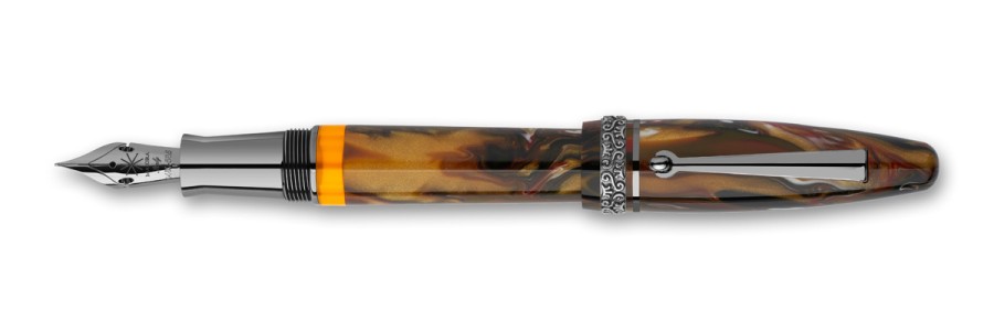 Maiora - Ogiva Golden Age - Fire RT - Fountain pen - 14K Gold nib