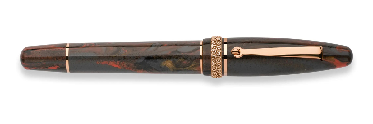 Maiora - Ogiva Golden Age - Earth RGT - Fountain pen - Pennino in oro 14K