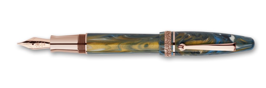 Maiora - Ogiva Golden Age - Wind RGT - Fountain pen - Pennino in oro 14K