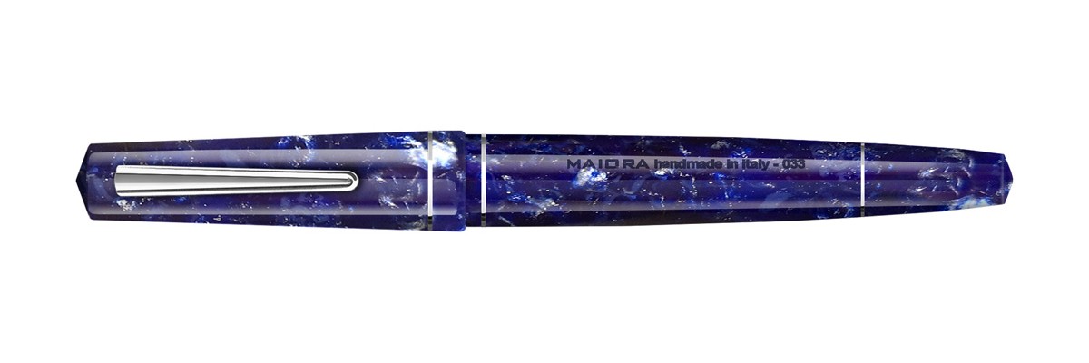 Maiora - Impronte - Blue Capri - Fountain pen Slim - Pennino acciaio