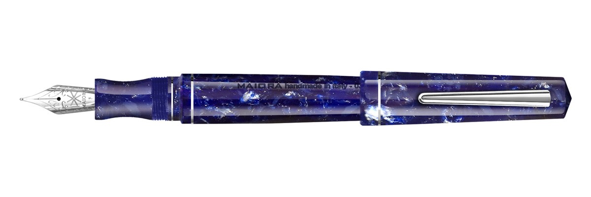 Maiora - Impronte - Blue Capri - Fountain pen Slim - Pennino acciaio