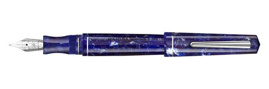 Maiora - Impronte - Blue Capri - Fountain pen Slim - Pennino acciaio