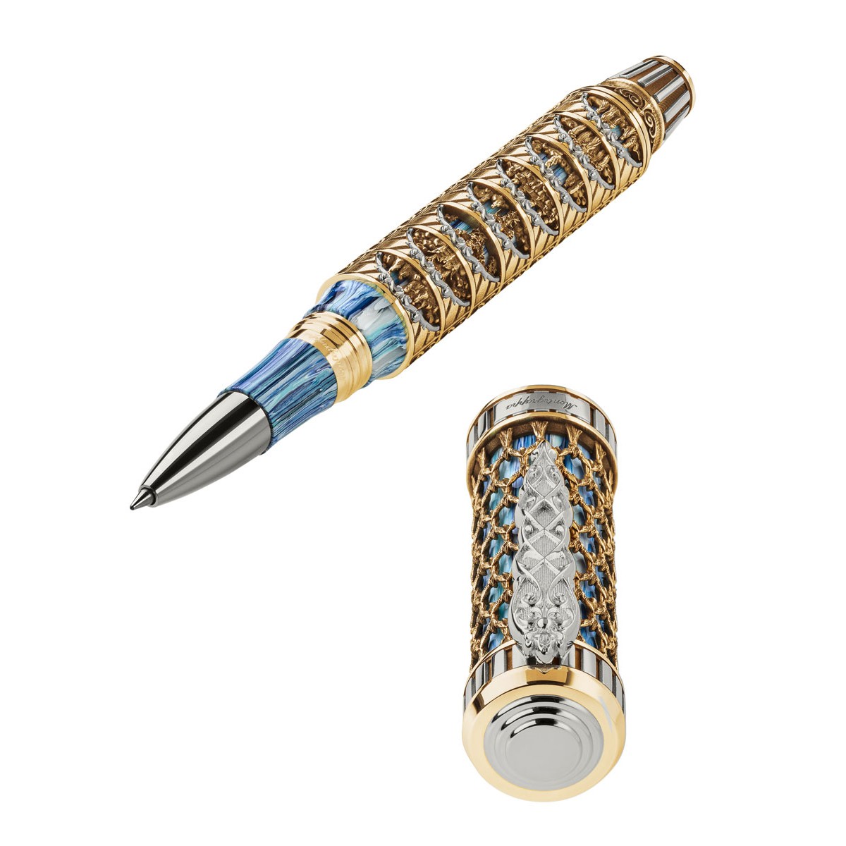 Montegrappa - Dante Alighieri Paradiso - Roller Oro 18kt.