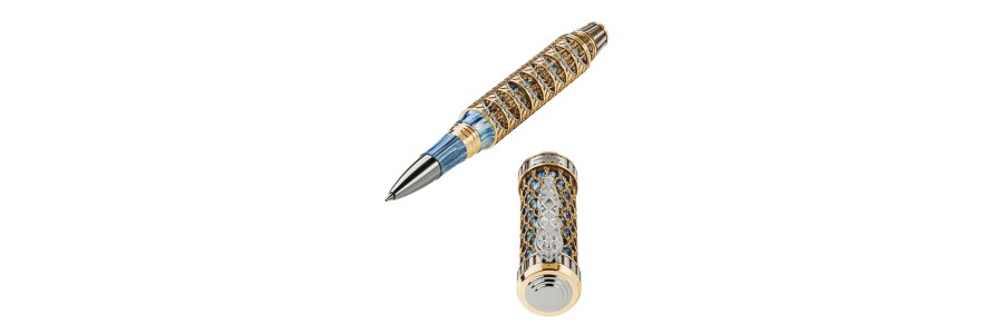 Montegrappa - Dante Alighieri Paradiso - Roller Oro 18kt.