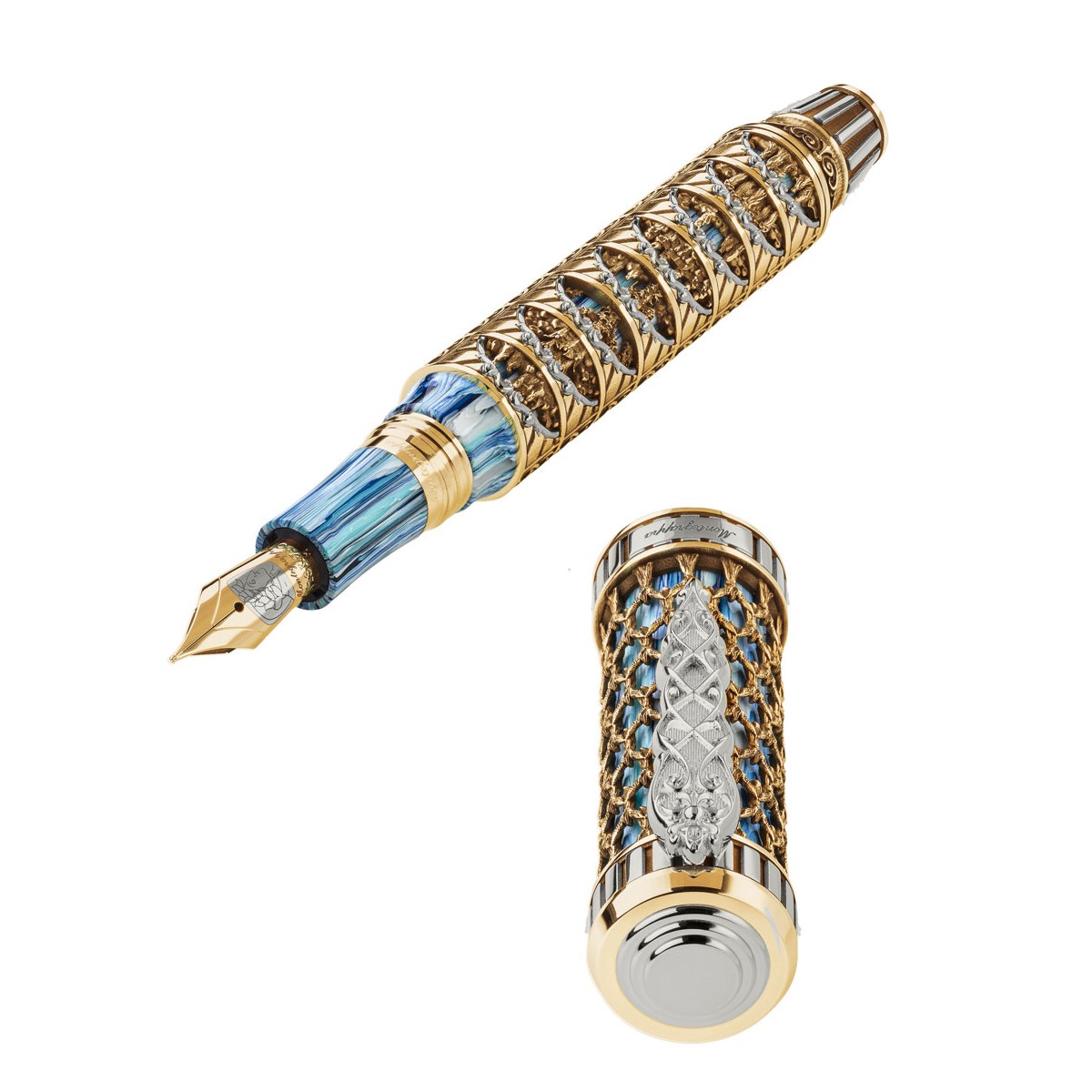 Montegrappa - Dante Alighieri Paradiso - Stilografica Oro 18kt.