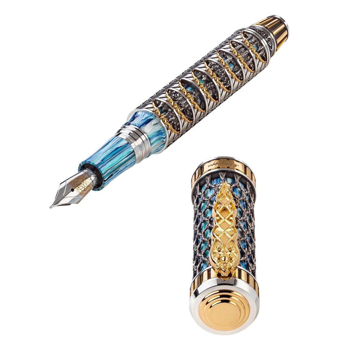 Montegrappa - Dante Alighieri Paradiso - Stilografica Argento