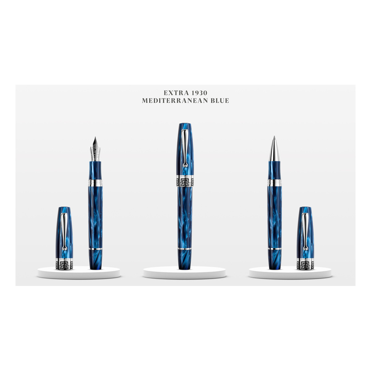 Montegrappa - Extra 1930 - Stilografica Blu Mediterraneo