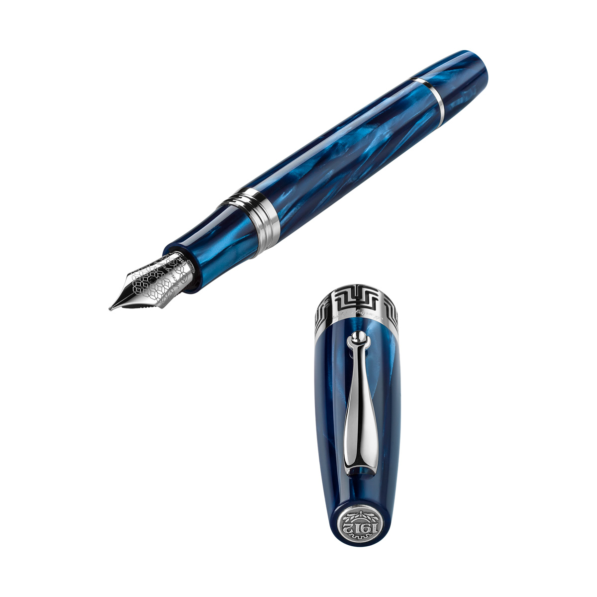 Montegrappa - Extra 1930 - Fountain Pen Blu Mediterraneo