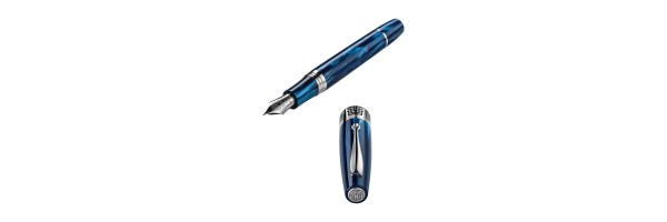 Montegrappa - Extra 1930 - Fountain Pen Blu Mediterraneo