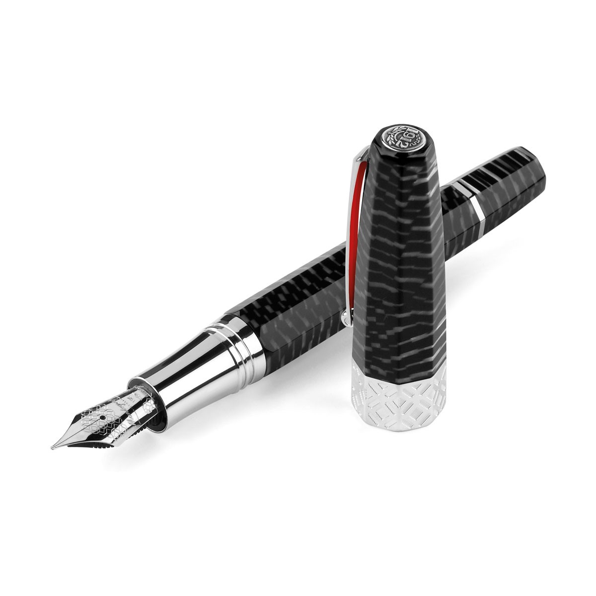 Montegrappa - Extra otto - Stilografica - Zebra