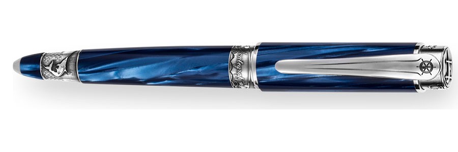 Montegrappa - Ernest Hemingway The Fischerman - Ballpoint Silver