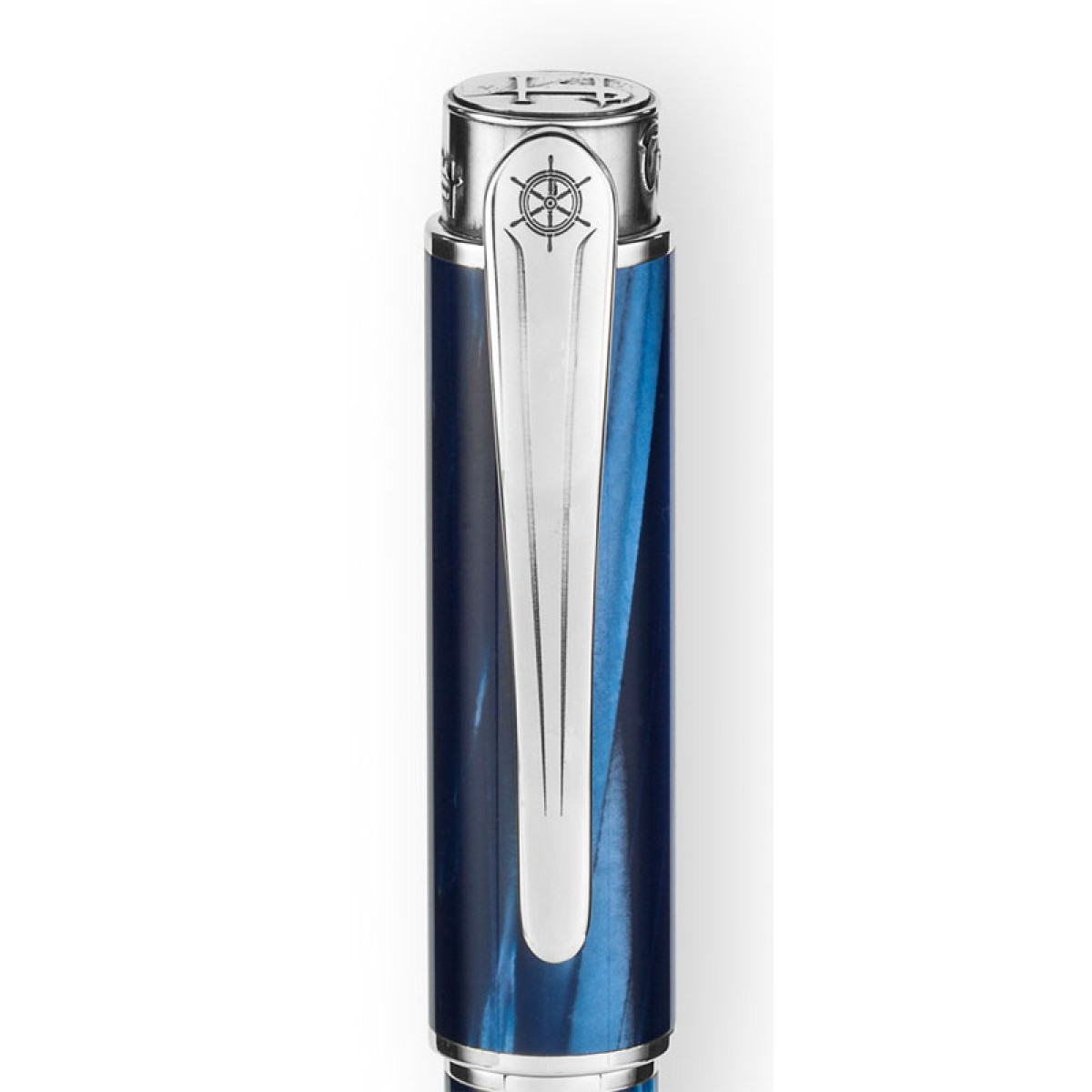 Montegrappa - Ernest Hemingway Pescatore - Penna a sfera Argento