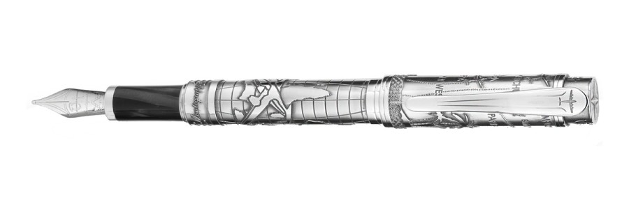 Montegrappa - Ernest Hemingway The Traveler - Fountain Pen Silver