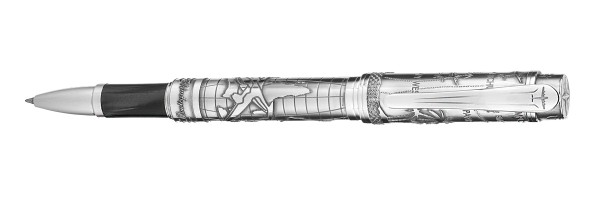 Montegrappa - Ernest Hemingway The Traveler - Rollerball Pen Silver