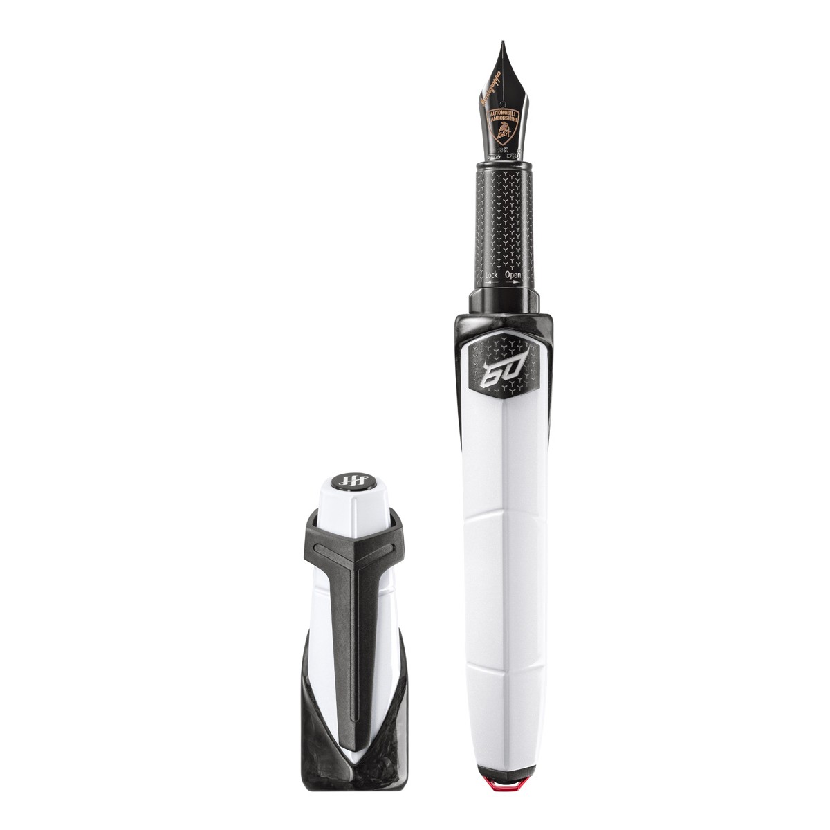 Montegrappa - Lamborghini 60° - Bianco Siderale - Stilografica