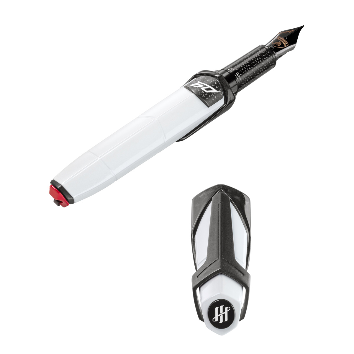 Montegrappa - Lamborghini 60° - Bianco Siderale - Stilografica