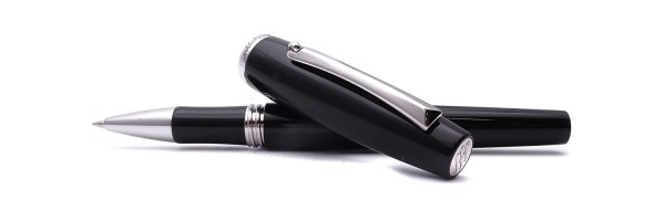 Montegrappa - Manager - Black Steel - Rollerball Pen