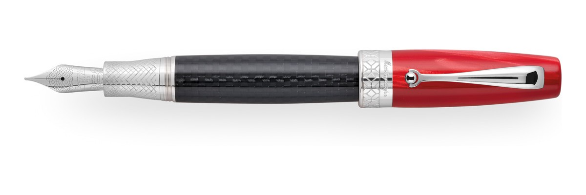 Montegrappa - Miya Carbon - Rossa - Stilografica