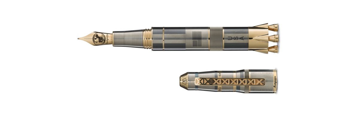 Montegrappa - Moon Landing L.E. - Titanium and Gold - Fountain Pen