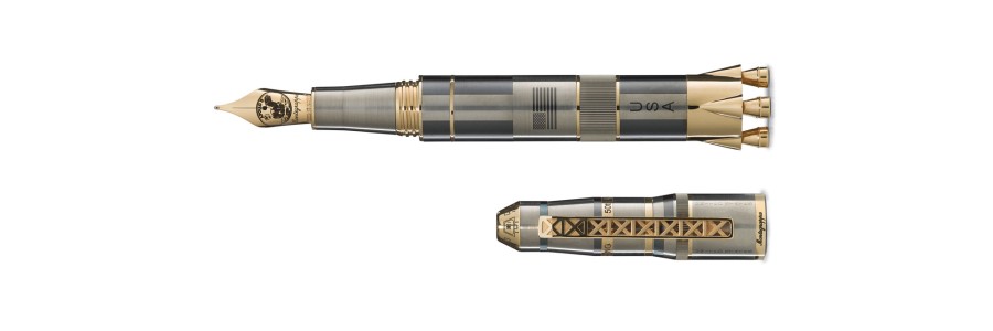 Montegrappa - Moon Landing L.E. - Titanio e Oro - Stilografica