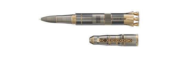 Montegrappa - Moon Landing L.E. - Titanium and Gold - Rollerball Pen