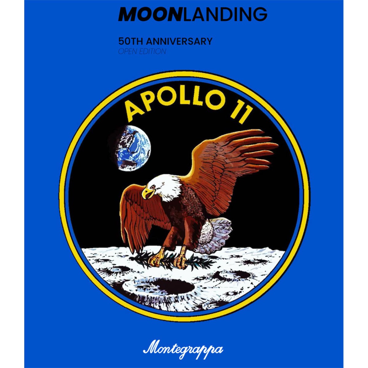 Montegrappa - Moon Landing L.E. - Titanium and Gold - Rollerball Pen