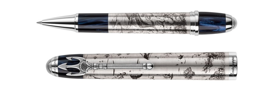 Montegrappa - Prince Albert II - Roller Argento