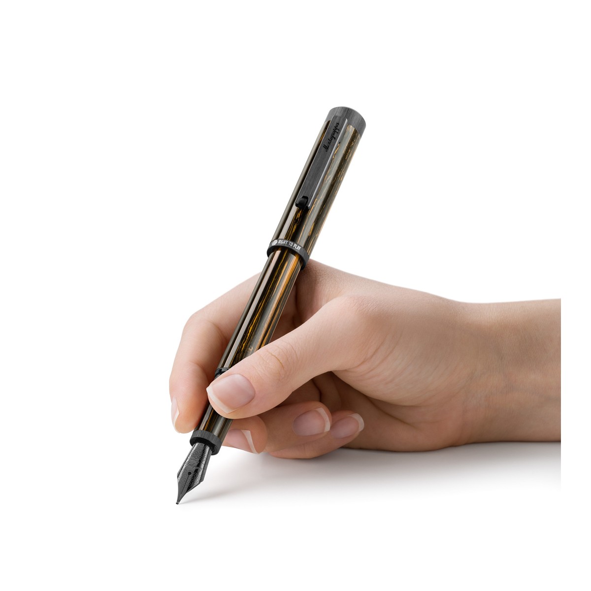 Montegrappa - Right To Play - Stilografica - Pennino Oro