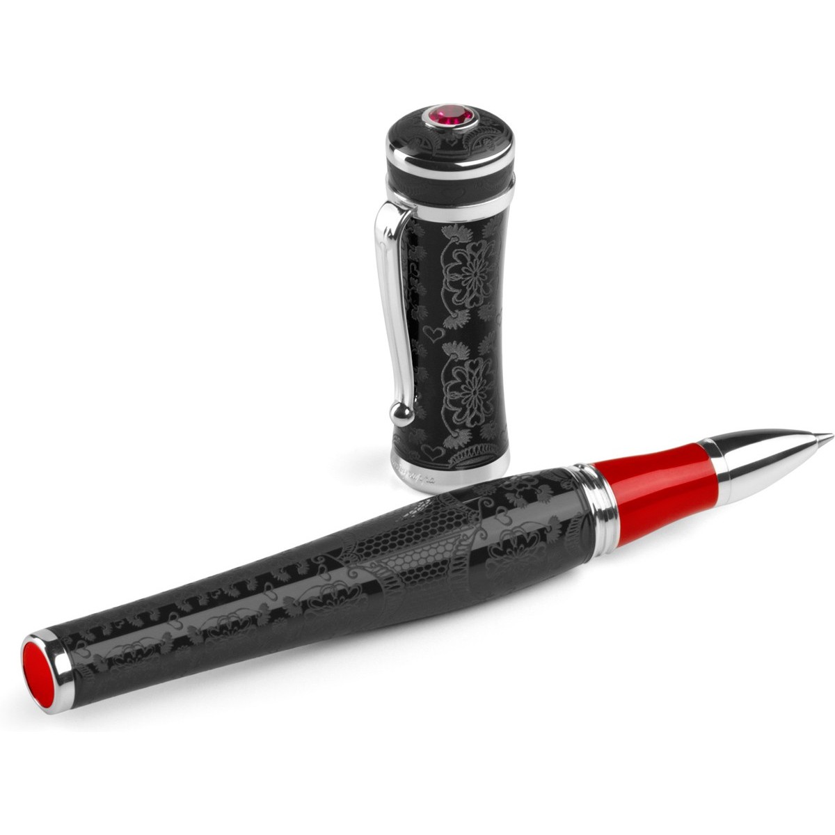 Montegrappa - Sophia Loren - Rollerball Black Silver