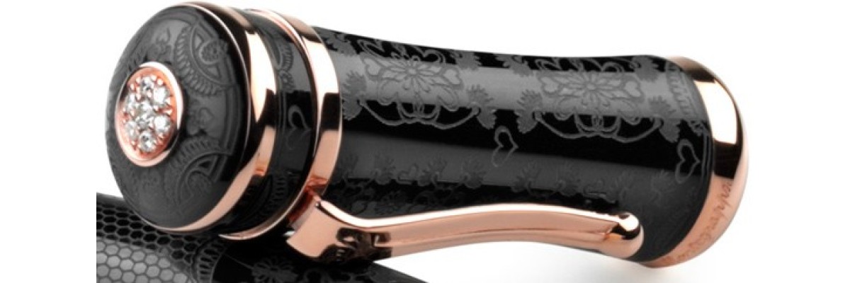 Montegrappa - Sophia Loren - Stilografica Oro Rosa/Diamanti