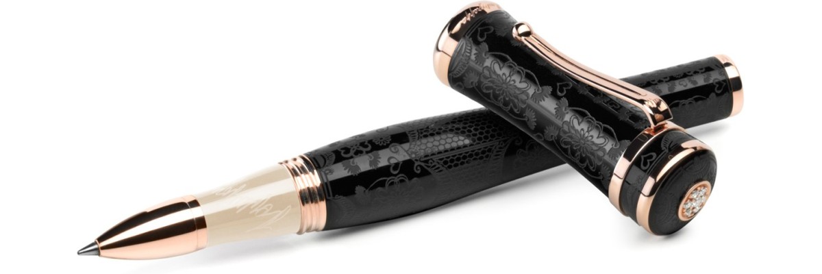 Montegrappa - Sophia Loren - Roller Oro Rosa/Diamanti