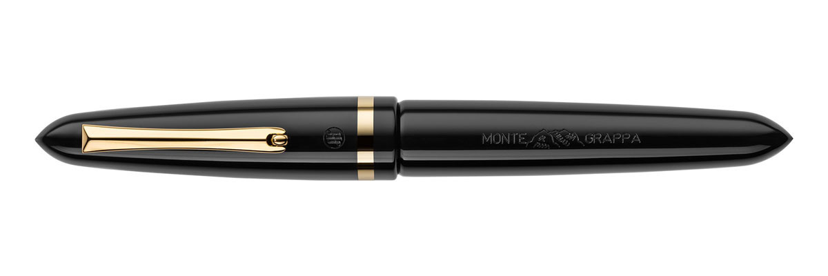 Montegrappa - Venetia - Nera - Stilografica - Pennino Oro 14kt.