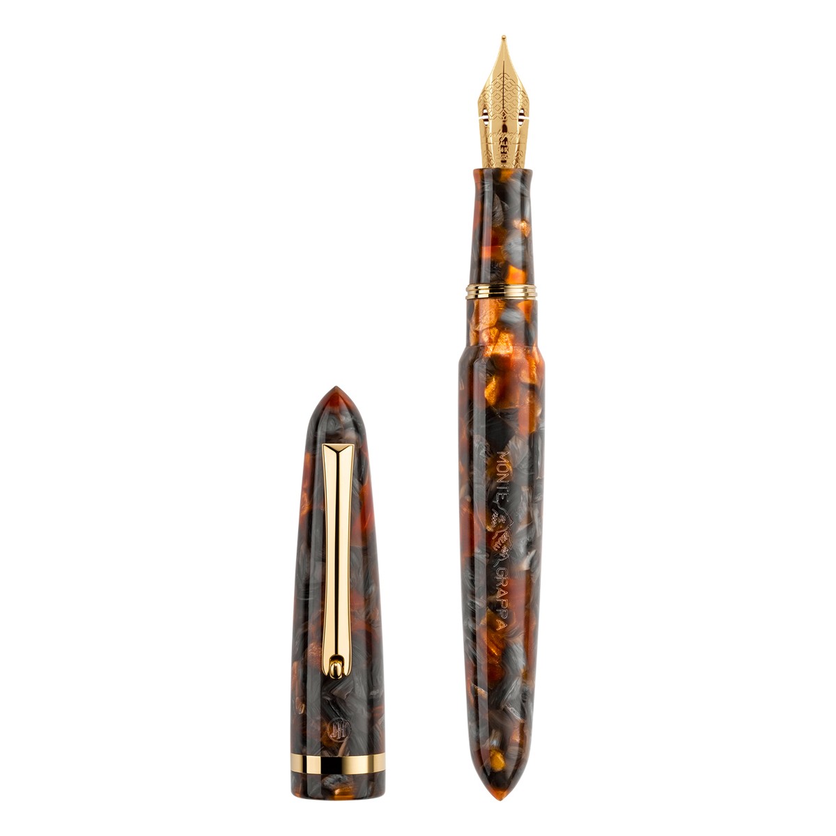 Montegrappa - Venetia - Plume Agate - Fountain Pen - 14kt Gold Nib