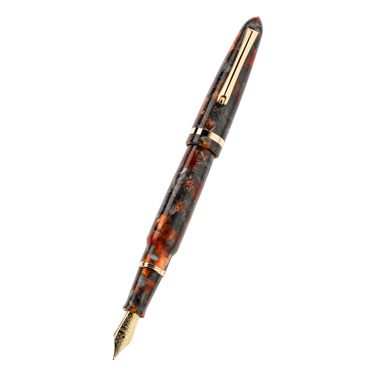 Montegrappa - Venetia - Plume Agate - Fountain Pen - 14kt Gold Nib