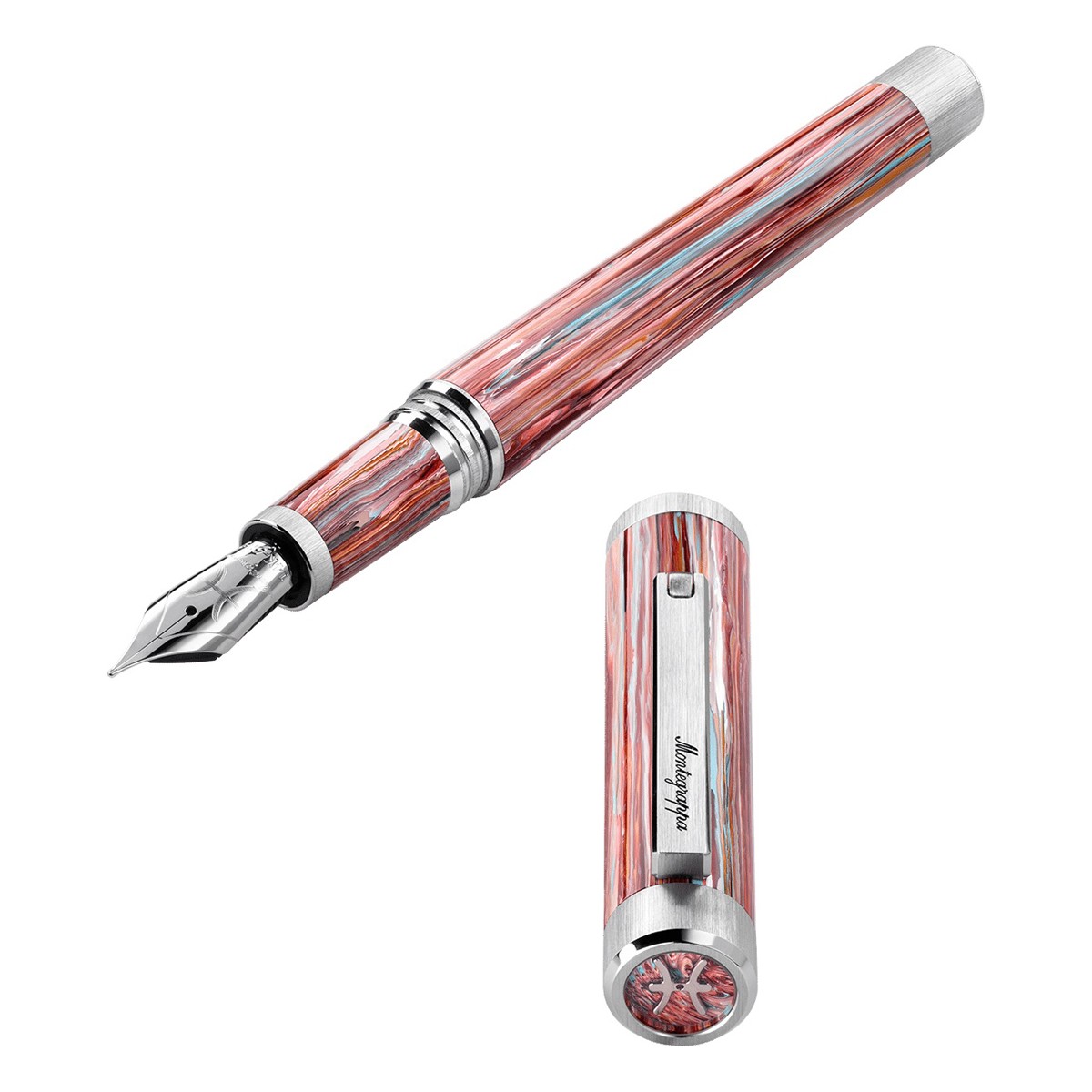 Montegrappa - Zero Zodiac - Fountain Pen - Pesci